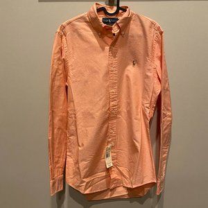 NWT Polo Ralph Lauren Dress Oxford - Salmon Pink